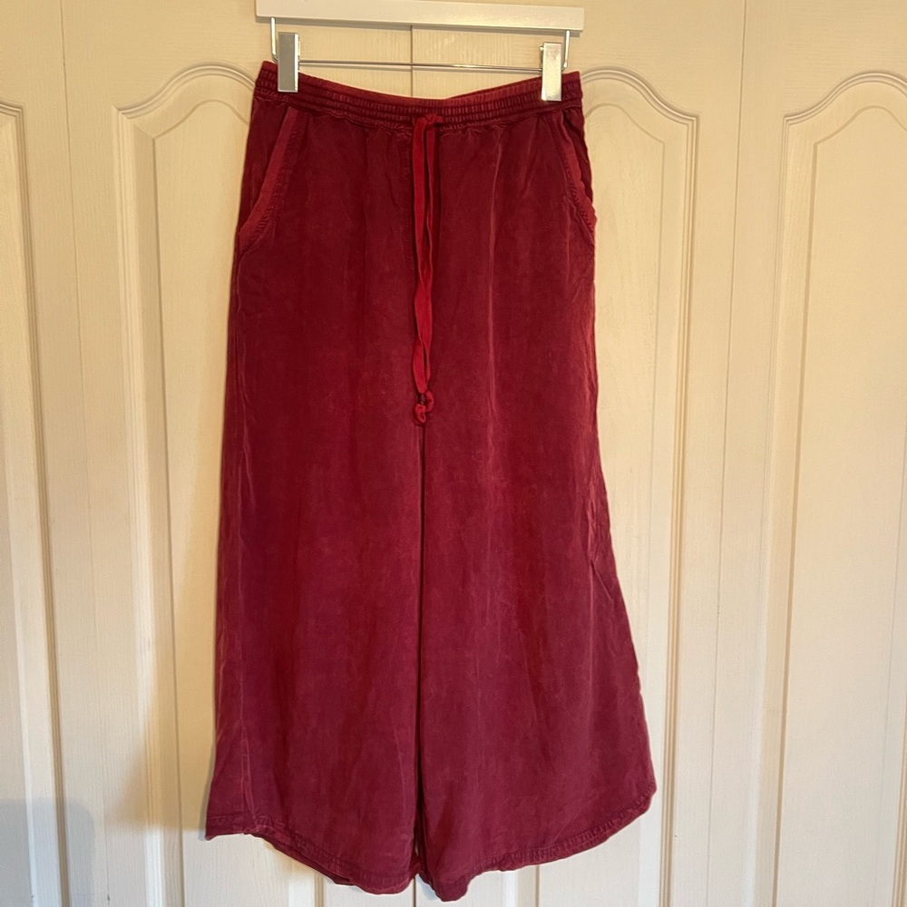 Saturday Sunday Wide Leg Cropped Pant - S